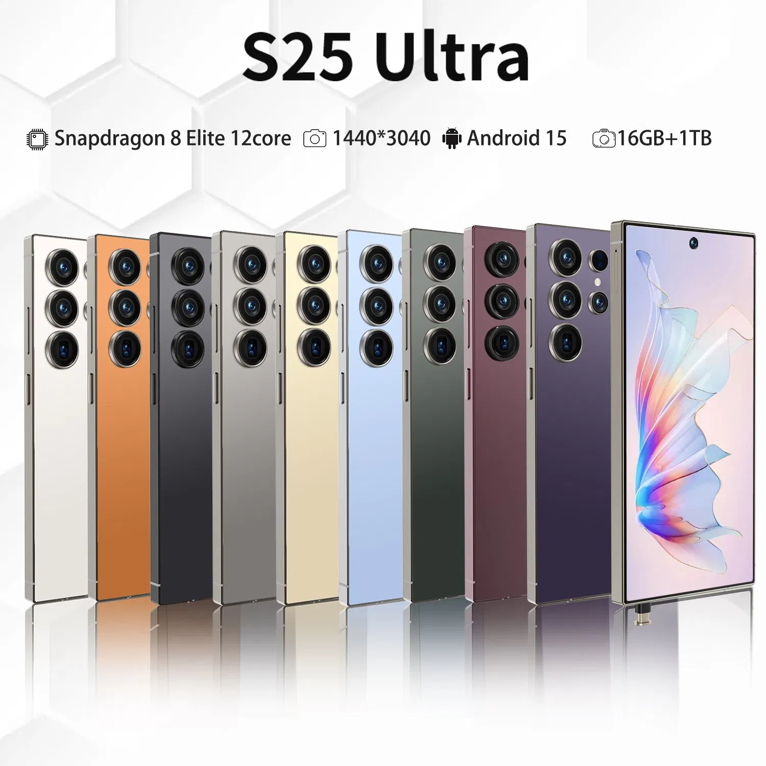 Смартфон Ultraandroid S25 Ultra 16GB+1TB 5G, 7.3 дюйма