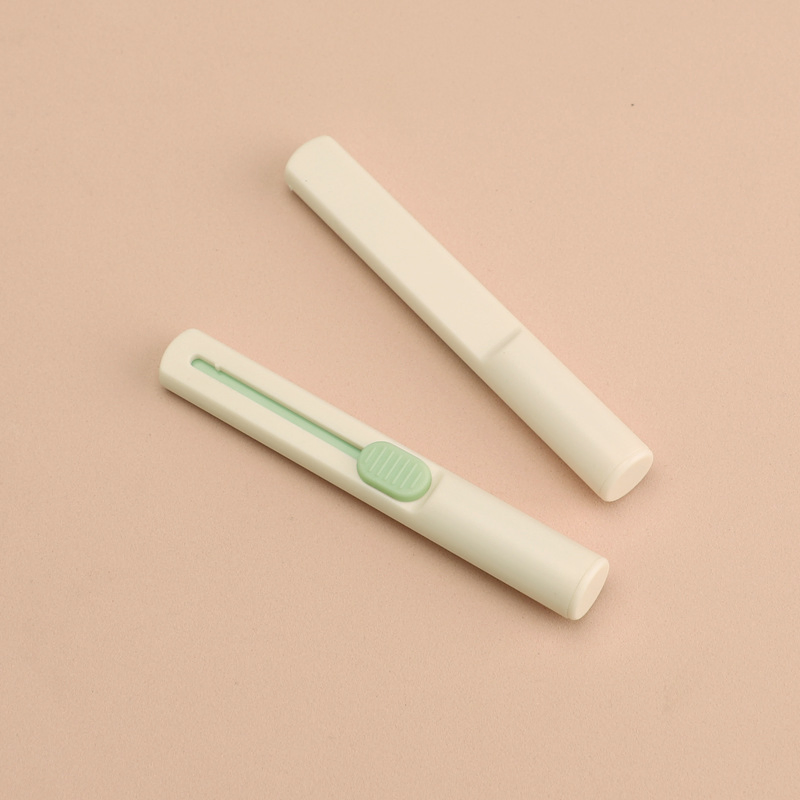 Stainless Steel Macro Shaving Beauty Tool Cylindrical Telescopic Eyebrow Trimmer