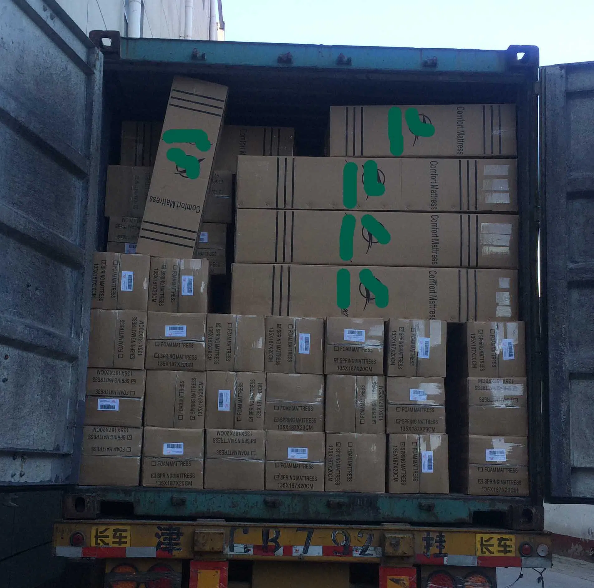 Cheap Price Spring Mattress 8 Inch Bonnell Spring Mattress Vacuum Roll up in a Box