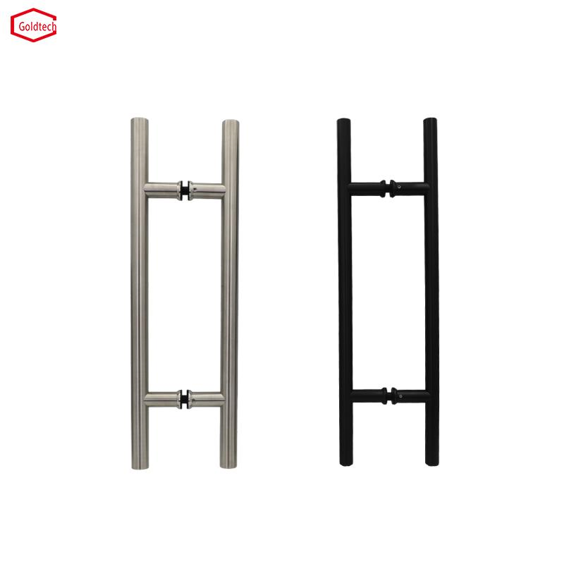 Hotel Stainless Steel Tube H Type Glass Door Pull Handle