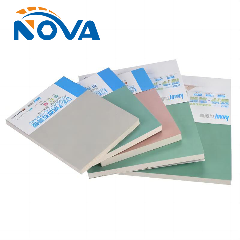 9mm/9.5mm/12mm/12.5mm Waterproof Drywall Gypsum Board for Wall and Ceiling