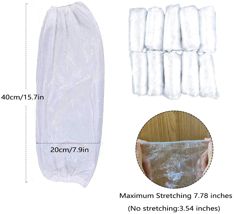 Plastic Dustproof Disposable Customized PE Oversleeve Arm Cover Disposable Sleeve Cover