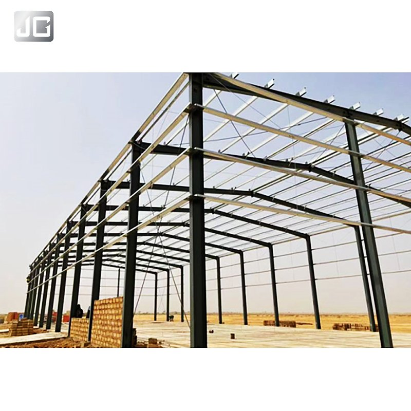 Prefab Storage/Garage/Shed Manufactured Drawing Design Project Hangar/Plant/Metal Sheet Frame Construction Steel Structure Workshop with Galvanized/Painted