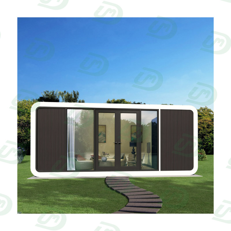 Standard Modern Camping Pod Space Prefab Portable Mobile Capsule House Hotel with Bathroom Prefabricated Apple Cabin Villa