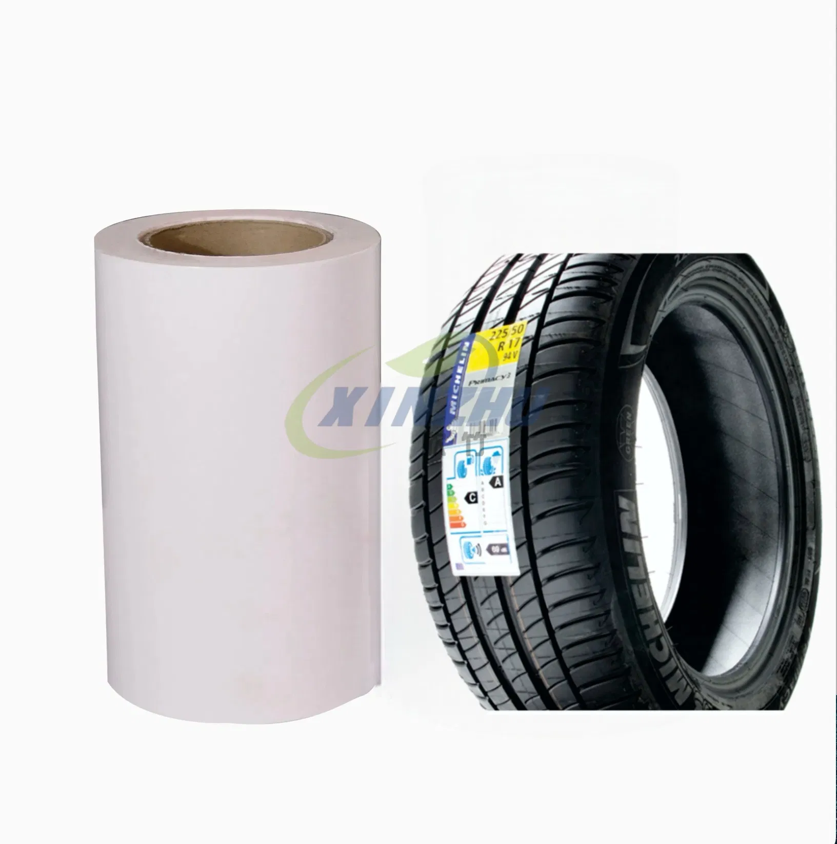 Self-Adhesive Jumbo Roll Tire Glue Adhesive Top Thermal Paper Material