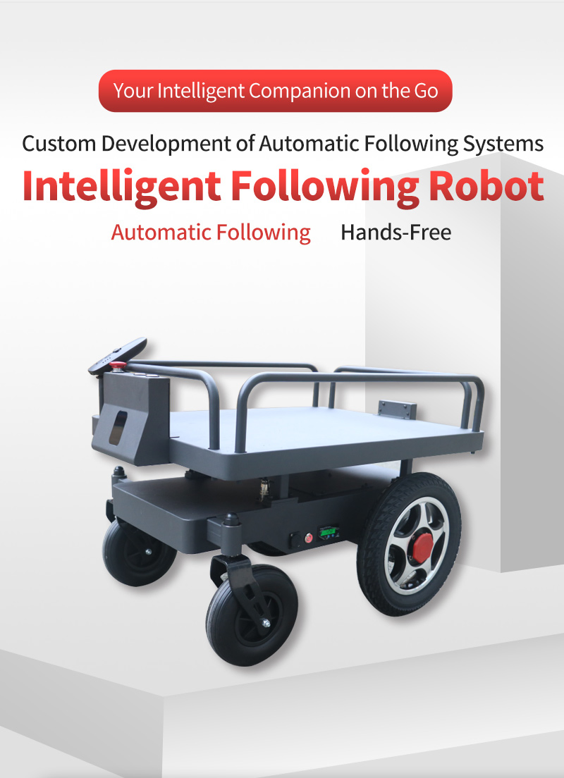 Chuangwang Cw-GS Intelligent Follow-up Robot with Multiple Functions Including Following, Manual Pushing, and Remote Control