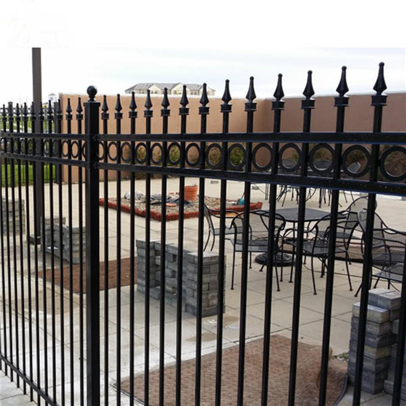 Giant Fence Panels with Aluminum Powder Coating, Easy-to-Assemble 3D Tubular Fence