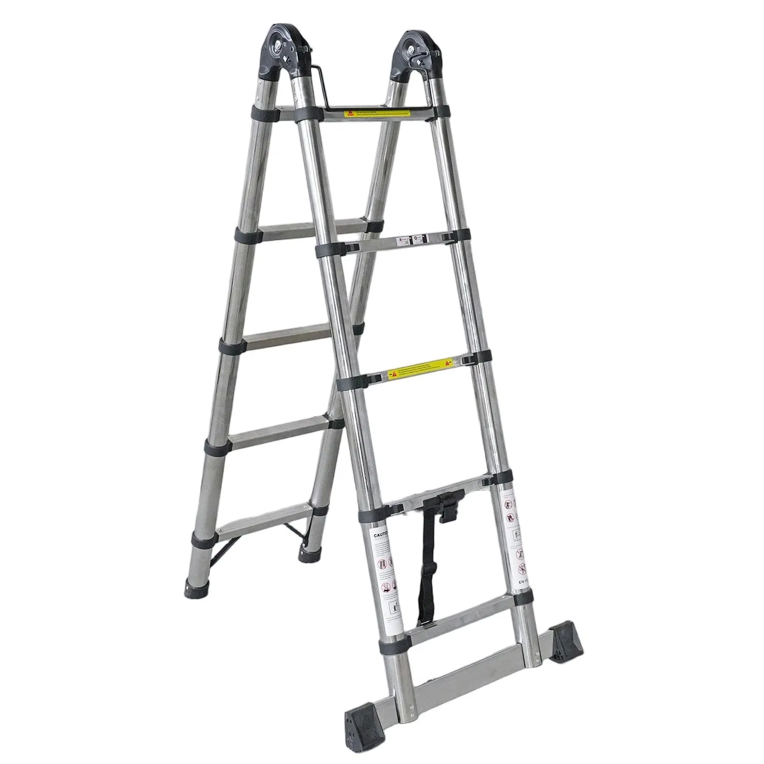 China Factory Supply Stainless Steel Lightweight Portable Folding Extension Ladder for RV