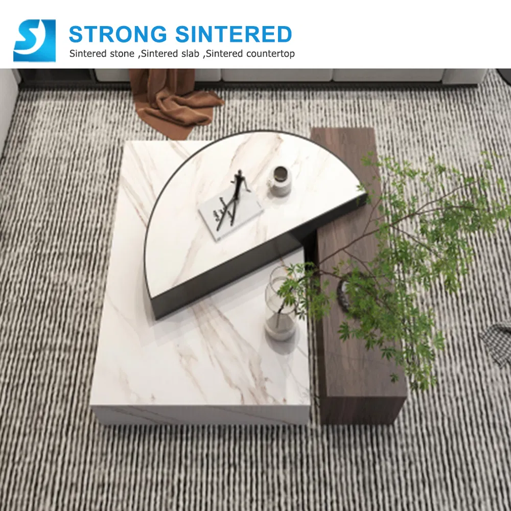 Customization Gold Marble Large Ceramic Background Wall Floor Tile Sintered Stone