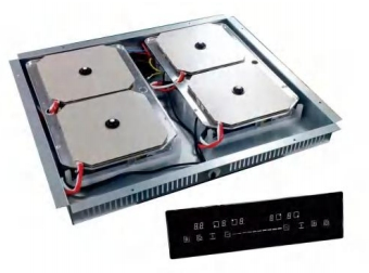 4-in-1 Technology Built-in Ceramic Glass Induction Hob with CE/CB/EMC