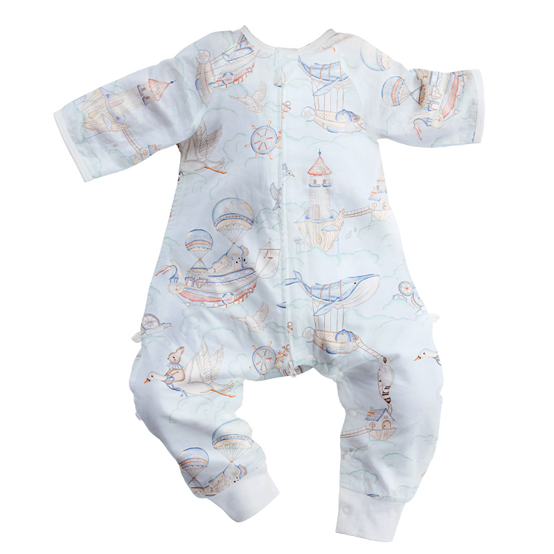 OEM ODM Kids Sleep Sack Multiple Pattern Peppermint Fabric Baby Sleeping Bags
