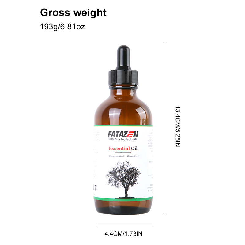 Natural Organic Body Care Stress Relief Anxiety Relaxation Eucalyptus Massage Essential Oil