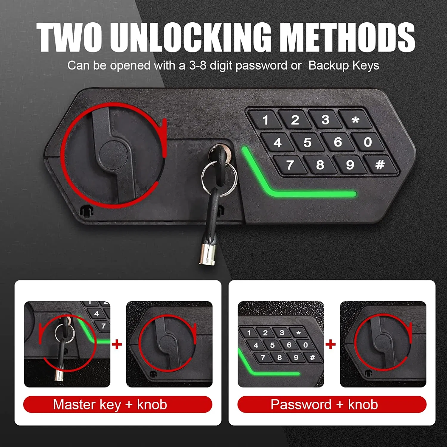 Factory Price 1 Hour Fireproof Safe Box with Digital Panel