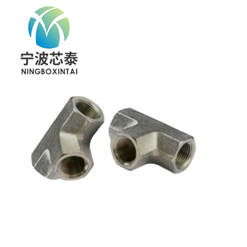 Bsp Hydraulic Tee Fittings Adapter