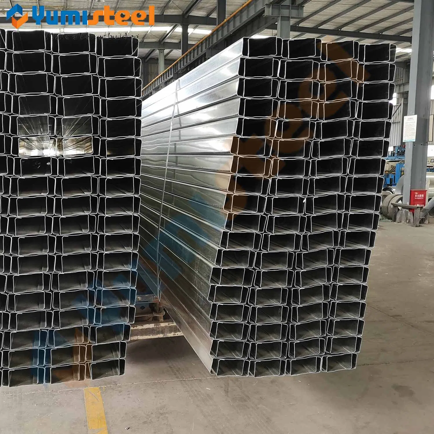 High Strength Roof Panel Support Steel C Channels with Corrosion Resist