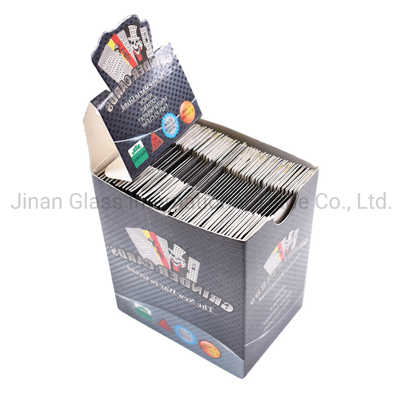 New Zinc Alloy Cartoon Pattern Cigarette Grinder Card Cigarette Grinder Metal Card Grinder
