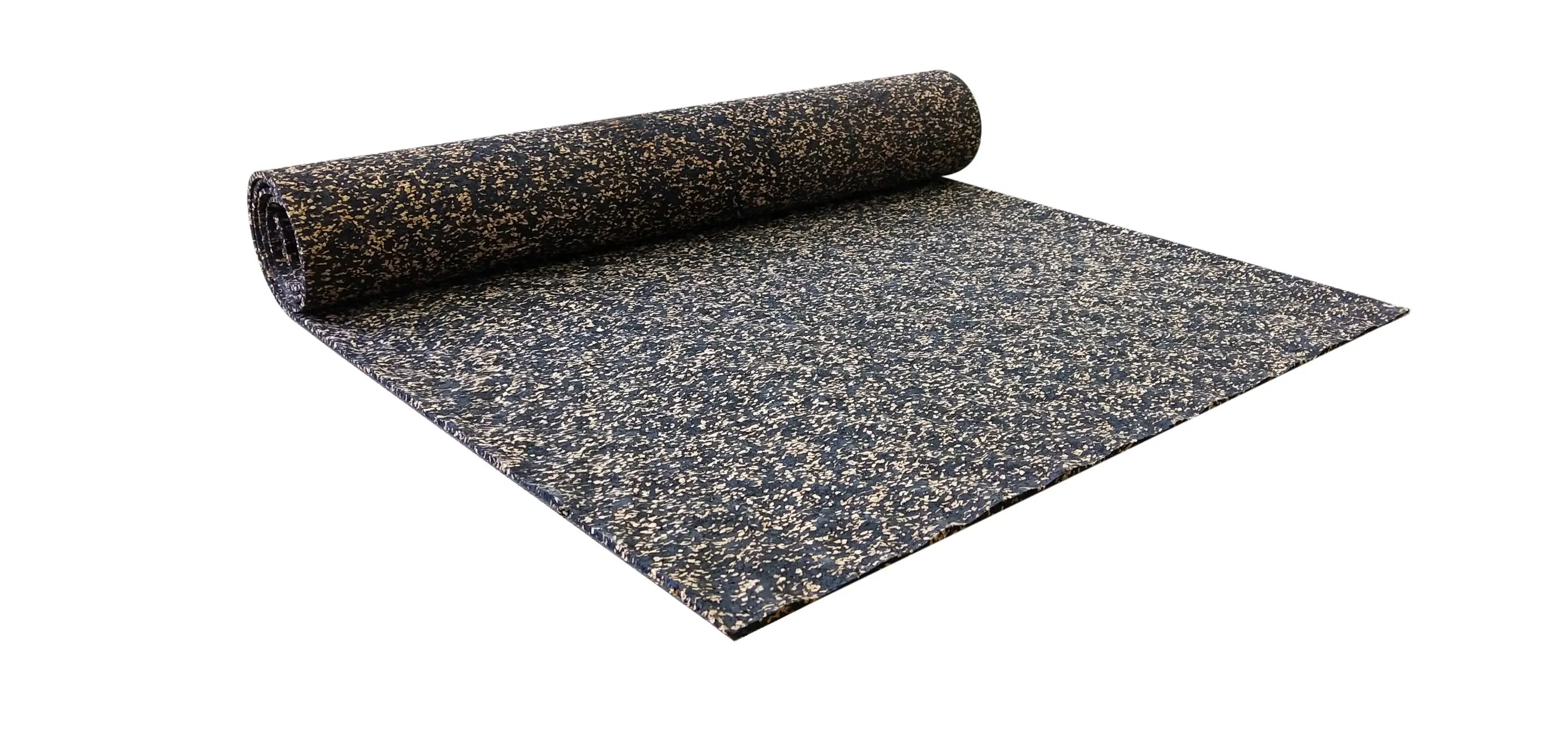 Rubber with Cork Underlay Sound Insulation Building Floor Soundproof Rubber Mat