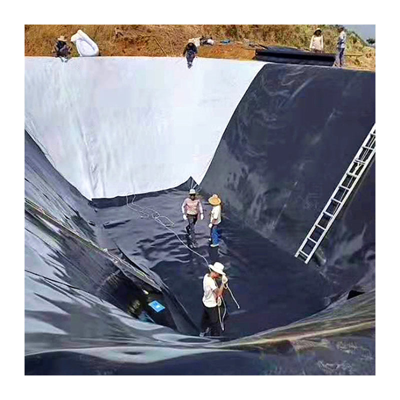0.5mm 0.75mm HDPE Geomembrane Pond Liner 1mm 1.5mm 2.0mm Pond Dam Mining Landfill Geomembranes