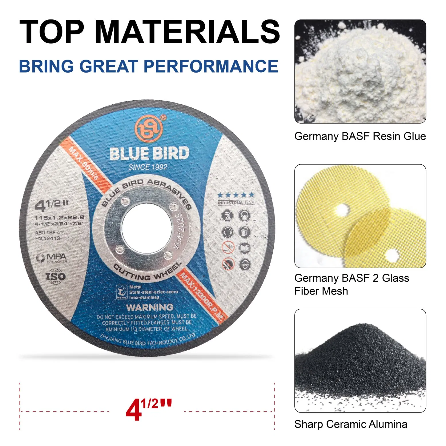 Отрезной круг 4.5 дюйма по металлу