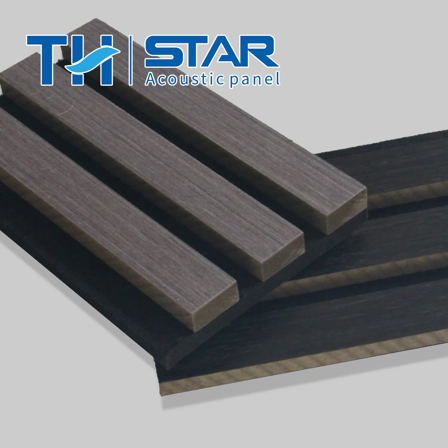High Density Best Quality Wooden Veneer Slats with Fire Resistance Polyester Board Acoustic Foam Wall Panels