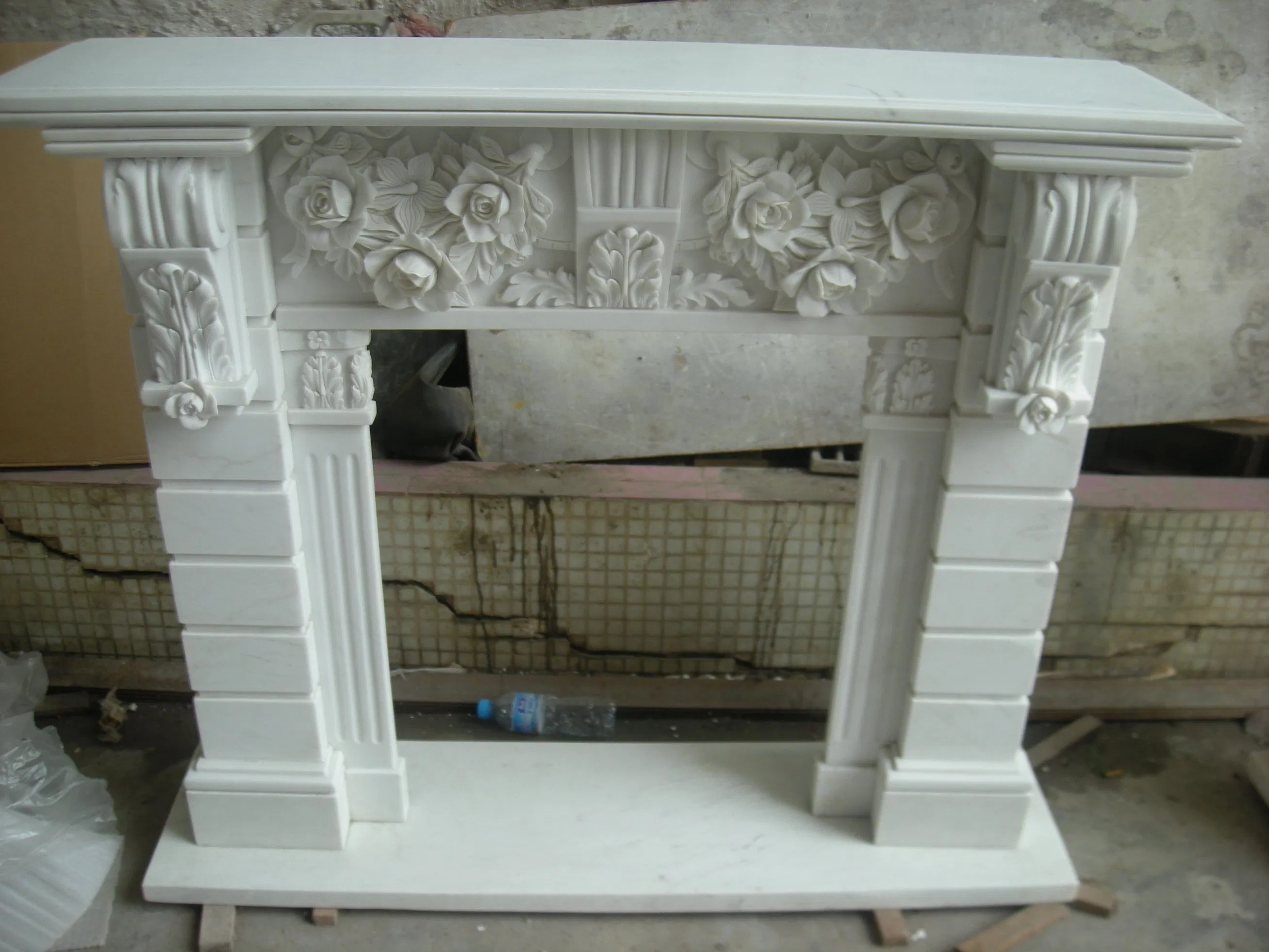 Hand Made High Quality Marbe Fireplace for Villa