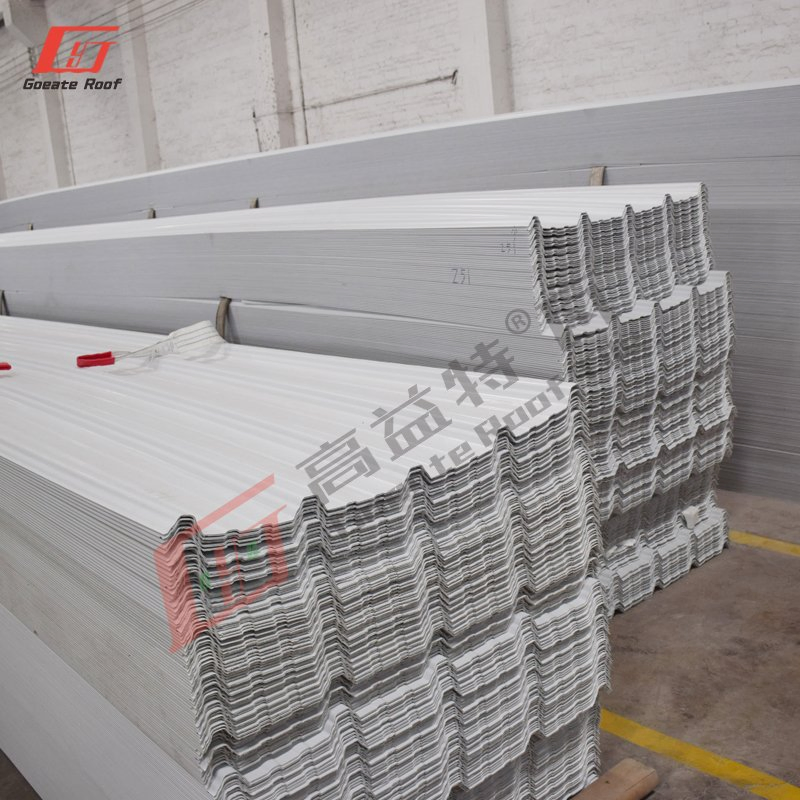 House Building UPVC Plastic Load-Bearing 200kgs/M2 Roof Sheet Warehouse Roofing Shingle
