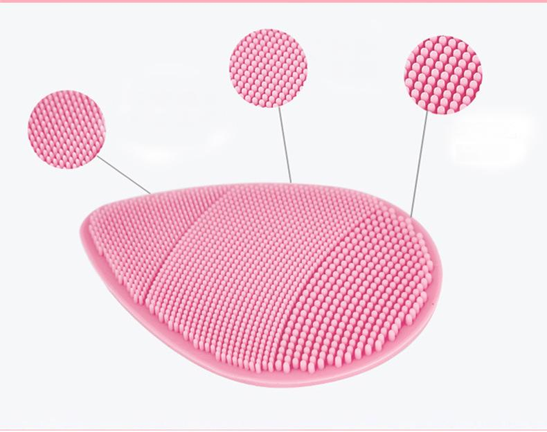 Hot Selling Silicone Baby Face Brush Droplet Shape with Soft Bristles Multi-Functional Massage & Cleansing Tool for Face & Hair