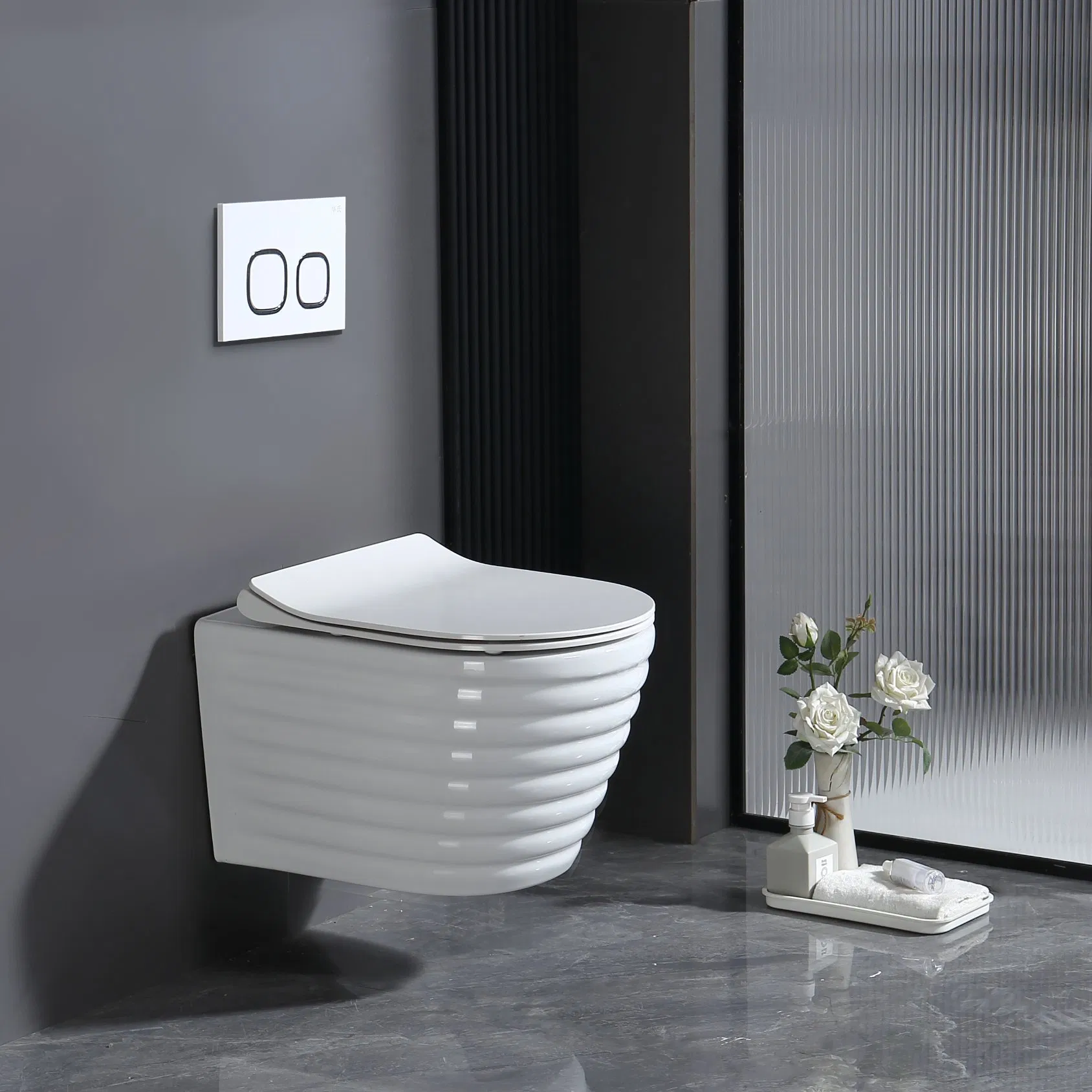 Bathroom Customizable Color Popular Wc Ceramica Wall Hung Mounted Toilet