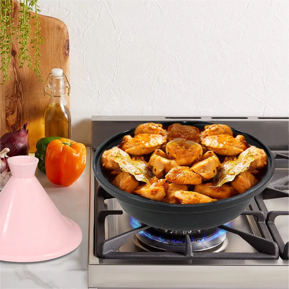Enameled Cast Iron Tagine with Ceramic Lid