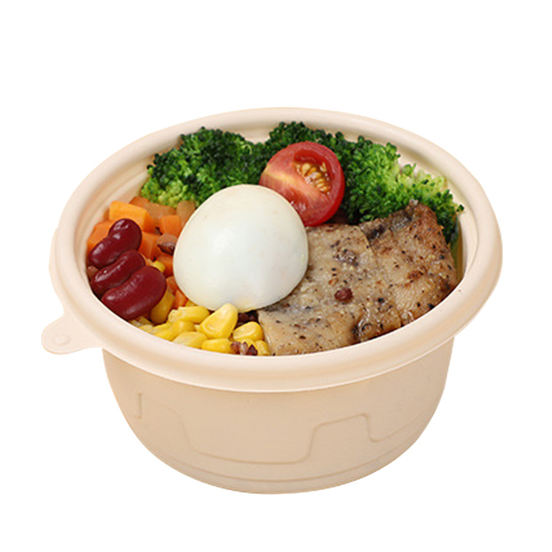130mm Biodegradable Cornstarch Soup Bowl Disposable Catering Product Food Storage Bowl