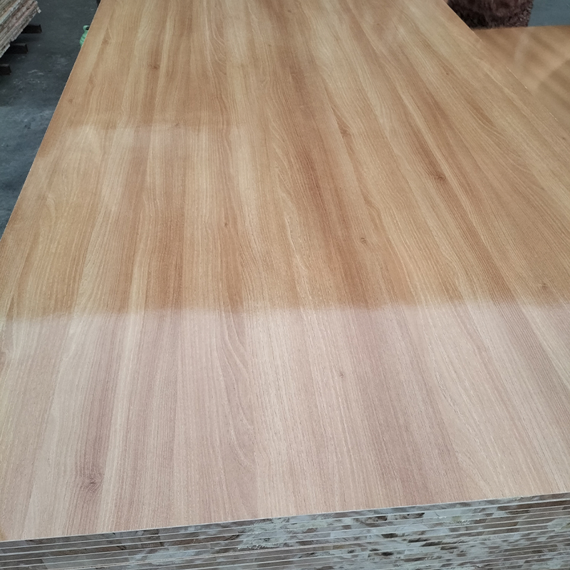 Consmos 17mm 18mm Waterproof E1 Glue Melamine Faced Block Board for Kitchen Cabinets and Furniture