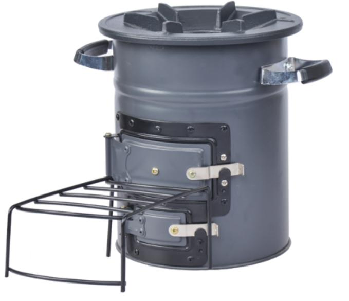 Hot Sale Portable Outdoor Activity Camping Wood Charcoal Rocket Stove