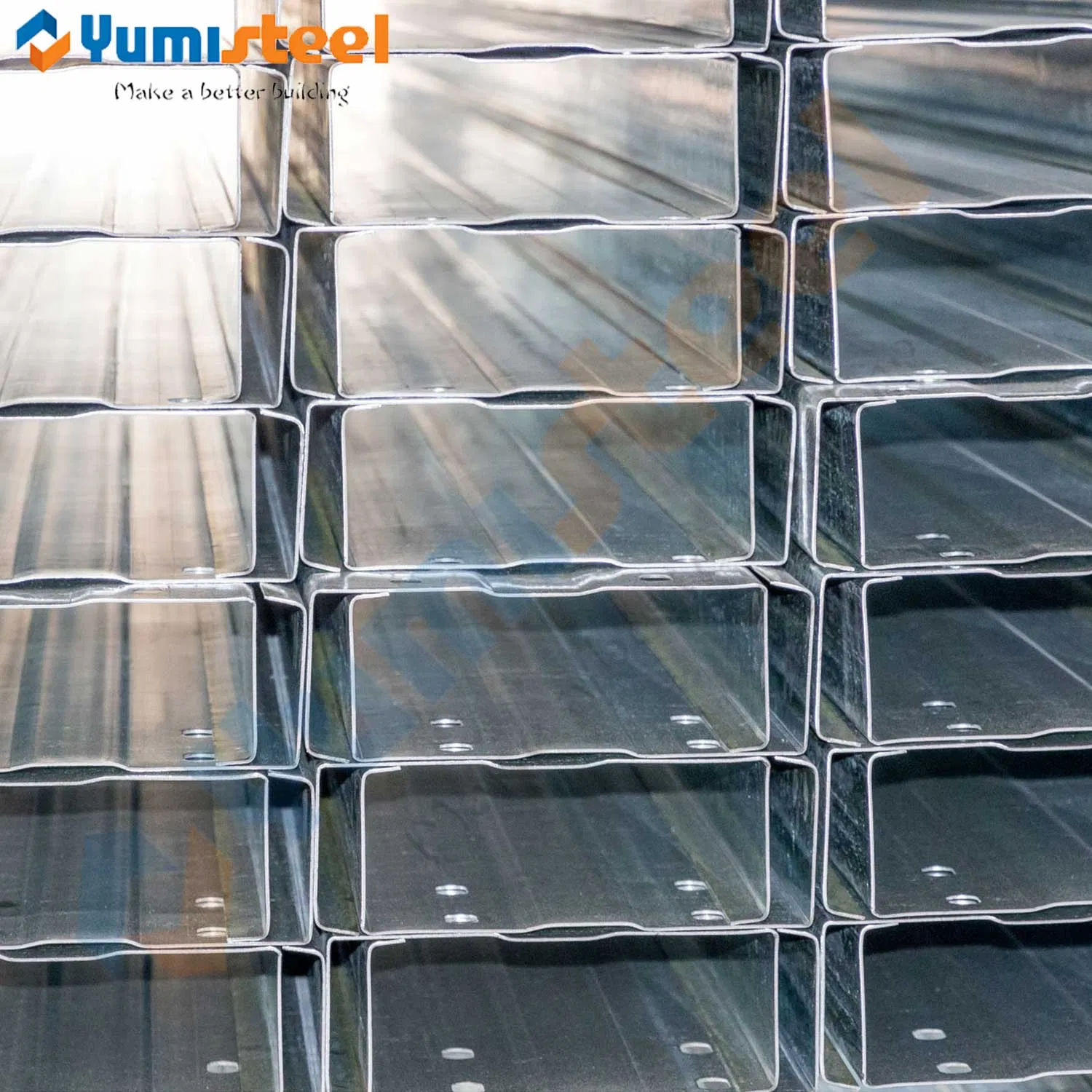 Steel Structure Roof Load Support Galvanized Steel C Shape Purlin