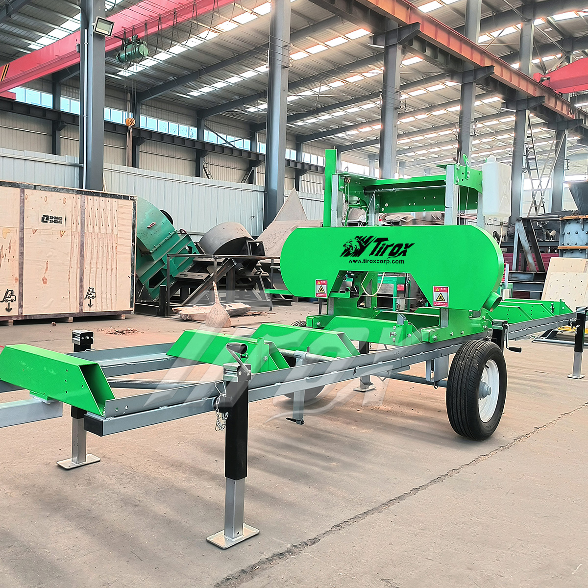 Ленточная пила по дереву портативная для распиловки