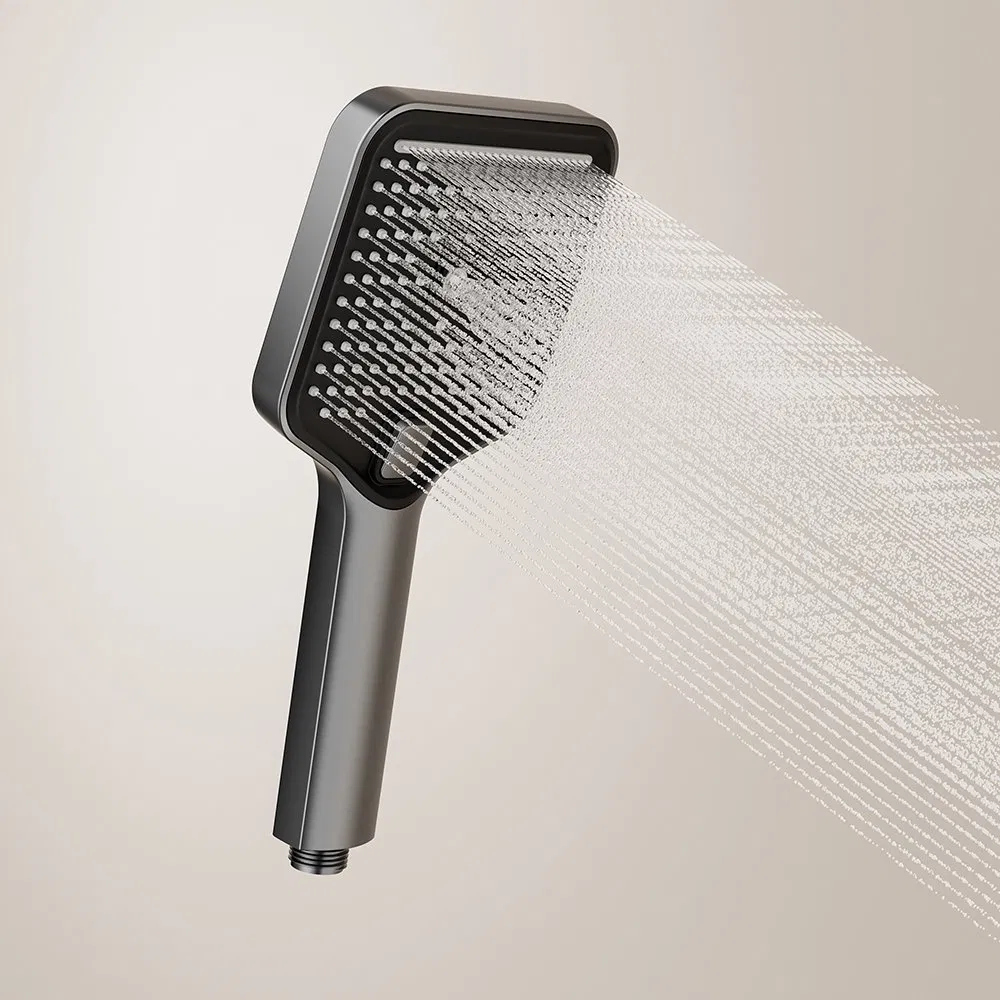 Aluminum Bathroom Shower Set with Rainfall Headshower and Handheld