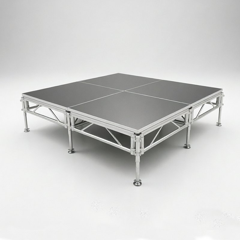Portable Modular Outdoor Aluminum Wedding Stage Truss Adjustable Height Portable DJ Catwalk Event Stage Platform Factory Price