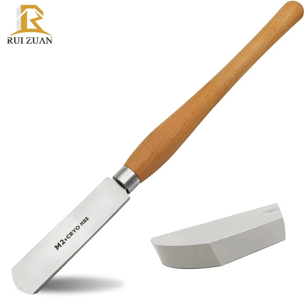 HSS Round Nose Scraper Wood Turning Tools with Beech Wood Handle Wood Carving Tools Wood Turning Chisels