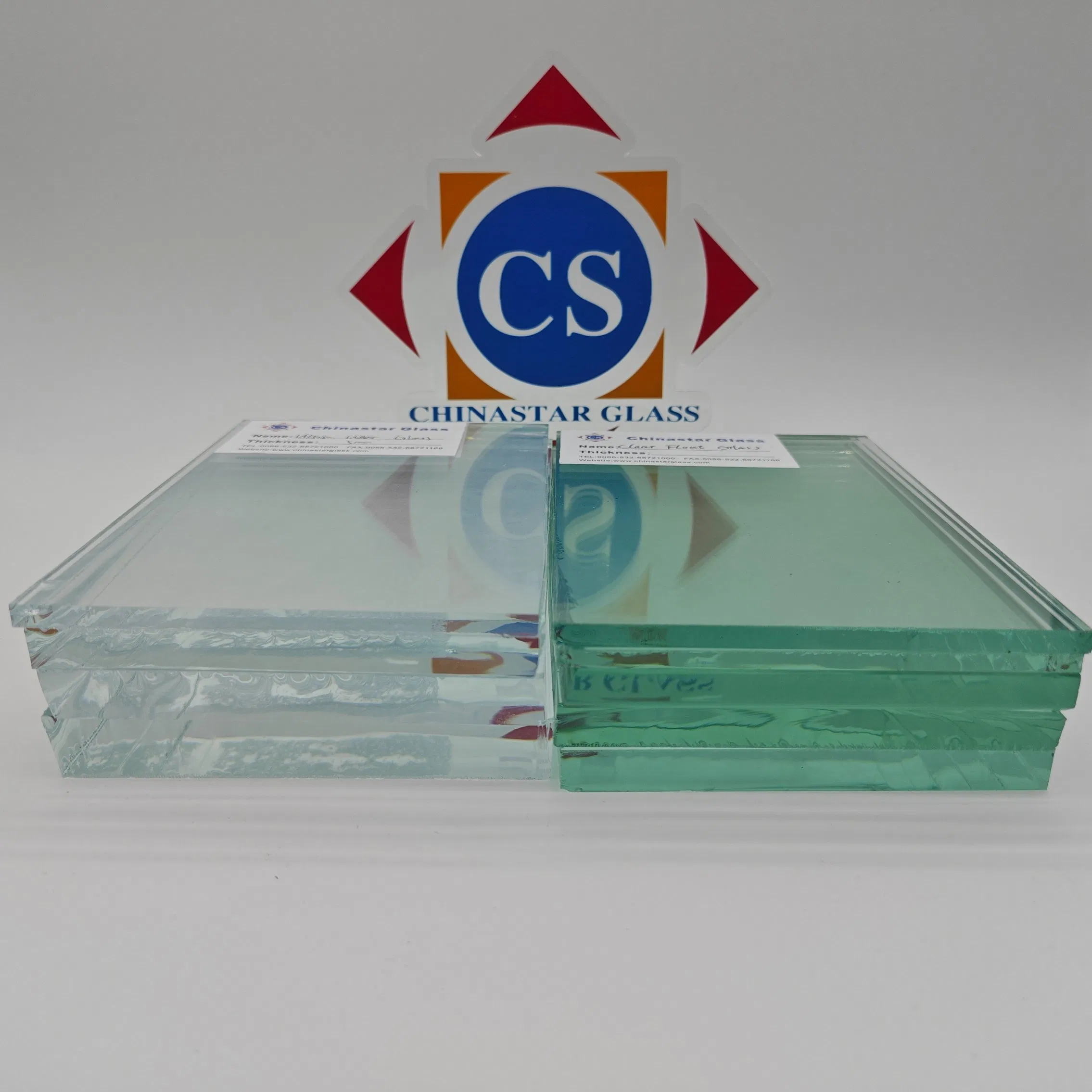 Factory Price 3.2mm Low Iron Extra Ultra Clear Float Glass for Building/Decoration