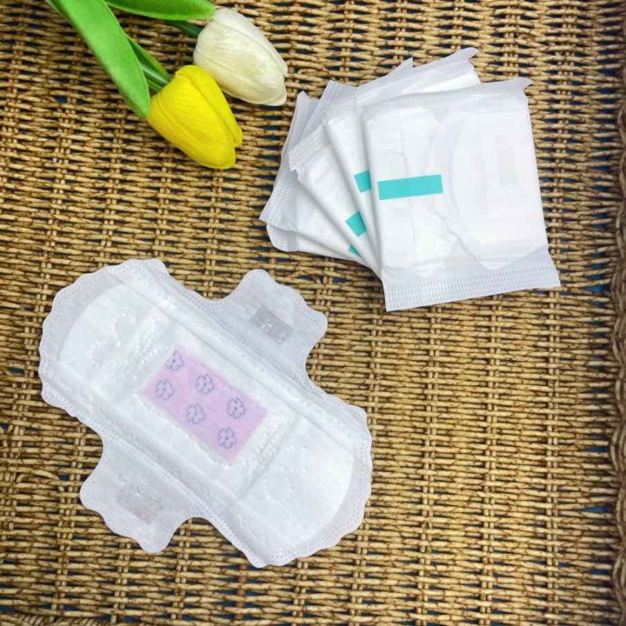 Organic Cotton Panty Liner Free Sample Disposable Menstrual Sanitary Pad for Women