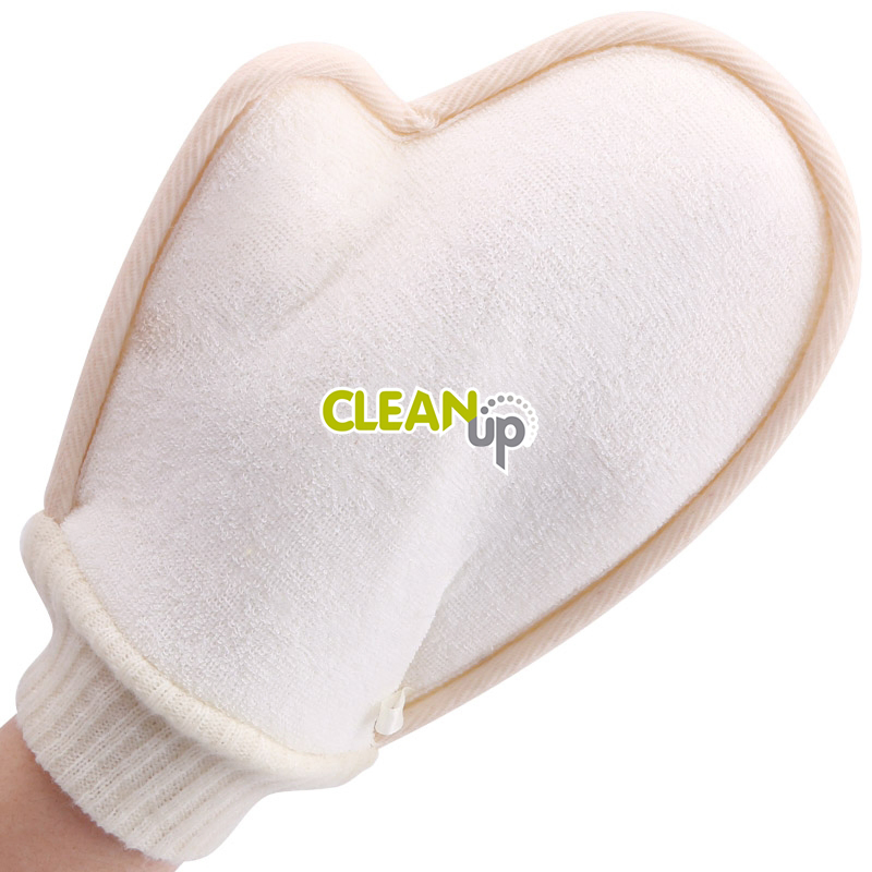 Scrub Brush Exfoliating Glove Body Cleaning Glove