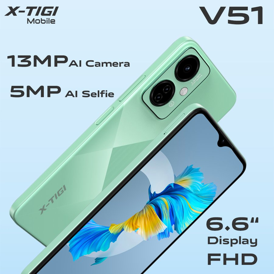 V51 Network 4G Handheld Android Big Battery Smart Mobilephone