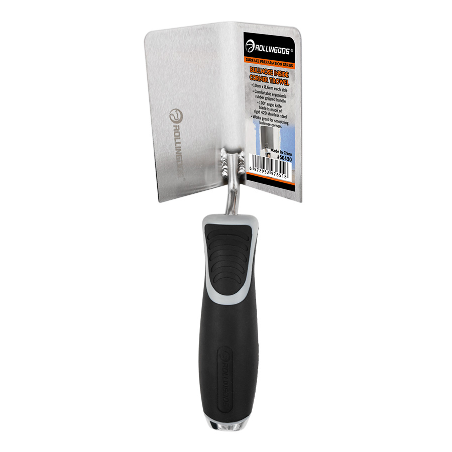 Rolingdog-PRO 50420 Bullnose Inside Corner Trowel Smoothing Bullnose Corners