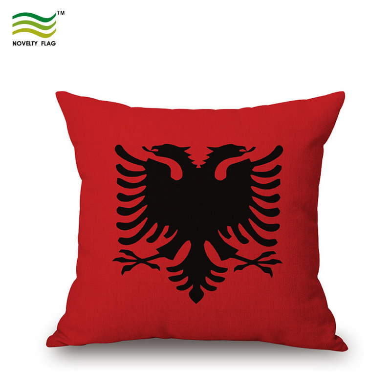 Football Team Club Costum Logo Printing Cotton Cushion/Pillow Cover (B-NF42F23013)