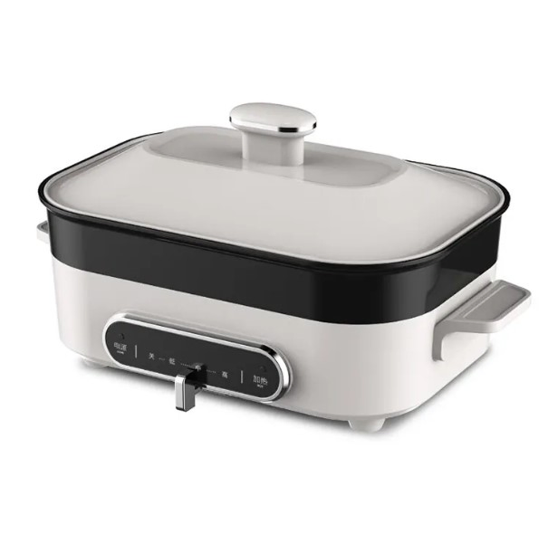 Home Multi Function Baking Pan Electric Grill Cookware Non Stick Coating Hot Pot