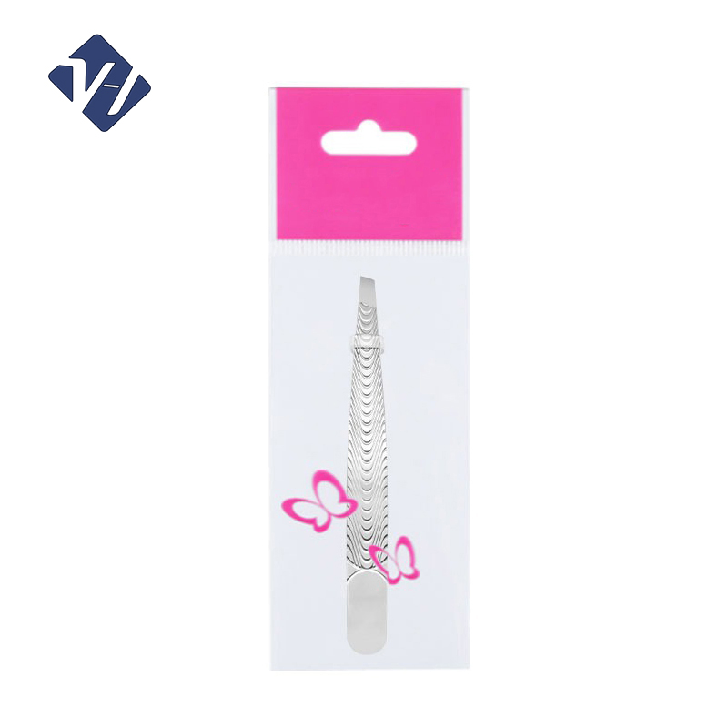 Stainless Steel Professional Colorful 4 Pack Customized Private Label Eyebrow Tweezer Set