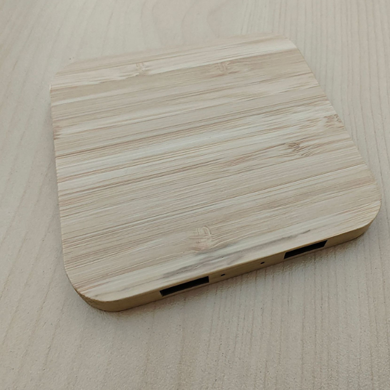Wooden Bamboo Charger Charging Pad Wood Wireless Fast Charger