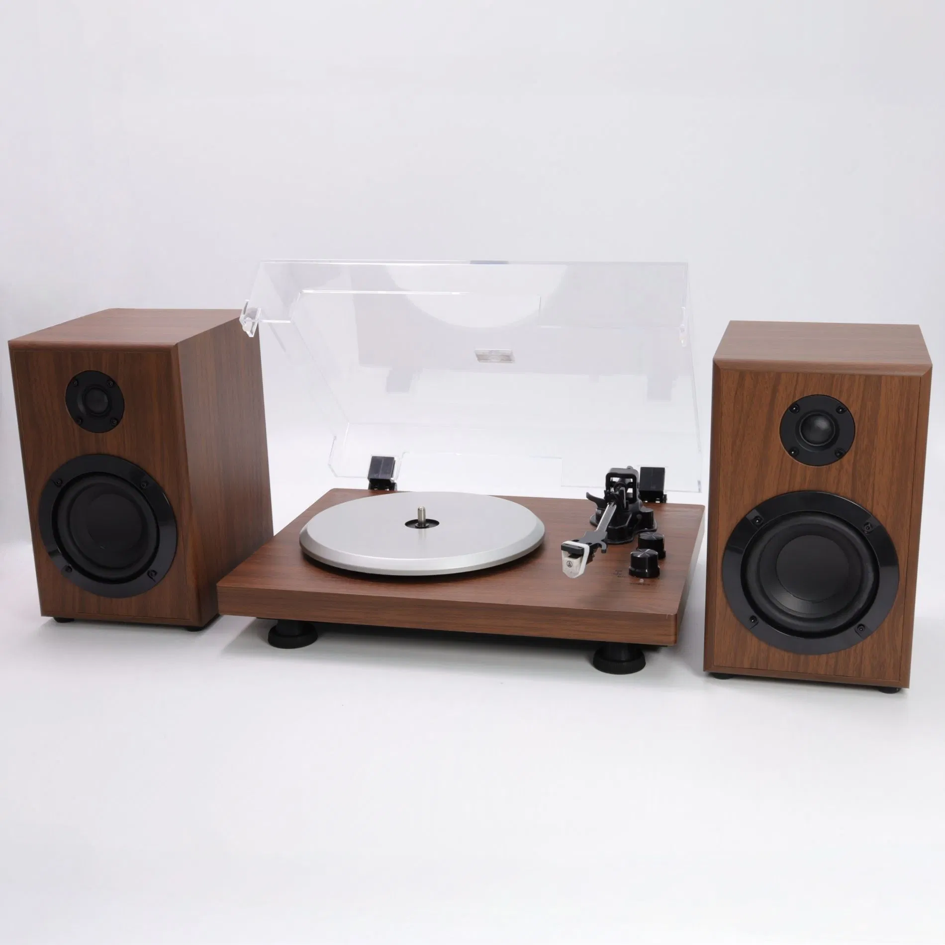 Brand New a-T mm Cartridge Turntable Player 2 External HiFi Speakers