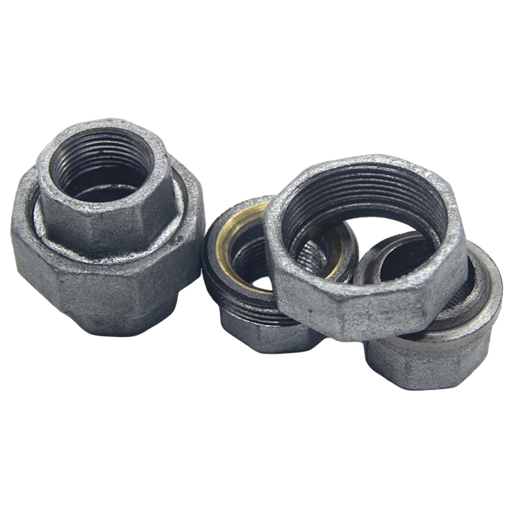 Black Union Female Connical Joint Brass to Iron Seat