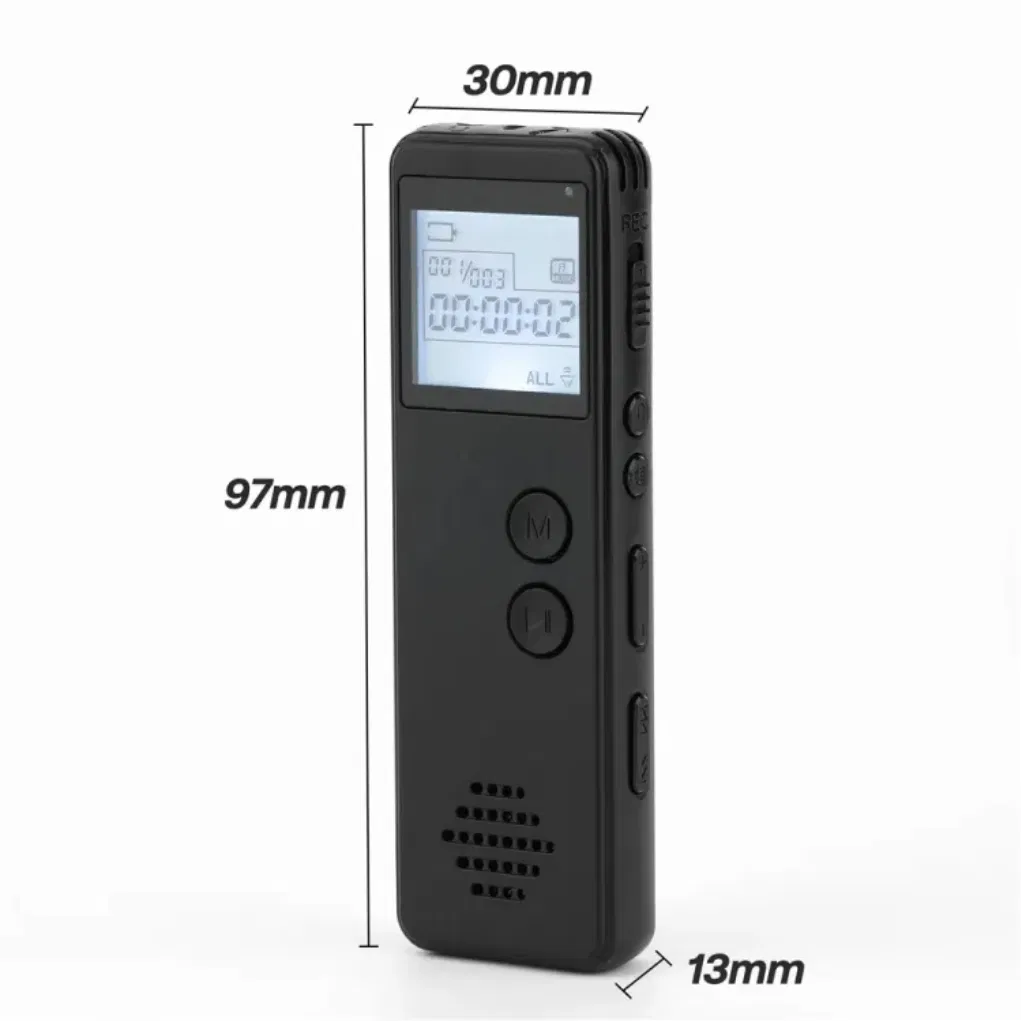 Диктофон MP3 T65 с защитой файлов, 8 ГБ