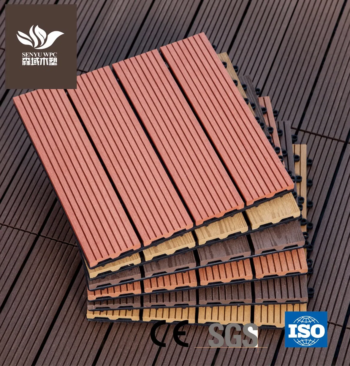 Террасная доска WPC для пола на балконе и улице